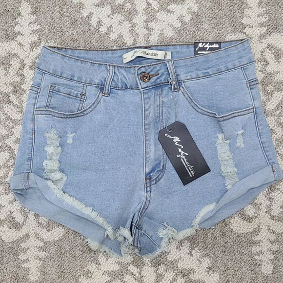 JW Signature distressed booty shorts - Picture 3 of 6